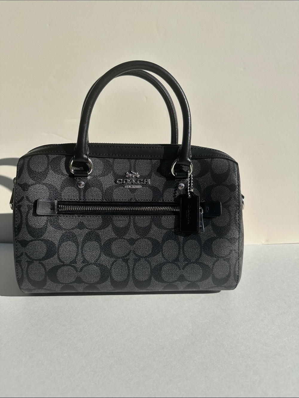 Coach Rowan Satchel in Signature Canvas w/out shoulder strap